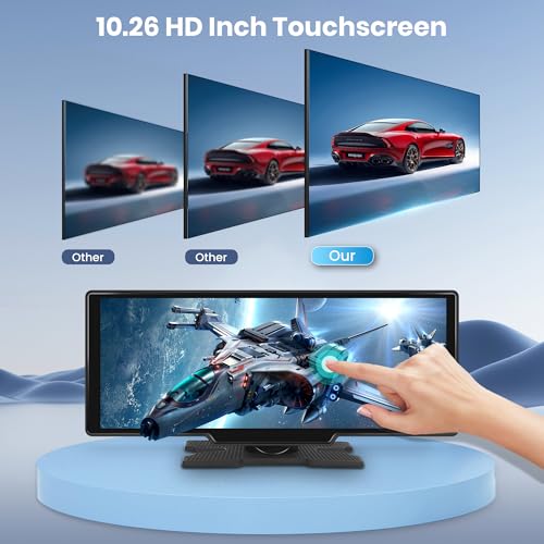 Pantalla Android Auto de 10.3 pulgadas con Airplay y soporte de vídeos por Bluetooth 5