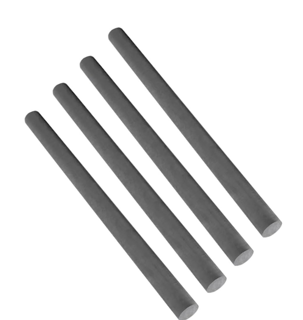 Graphitstäbe 99,9% – 150 mm Länge, 6 mm bis 10 mm Durchmesser, 4 Stück for Metallurgie, Elektronik und Maschinen(Diameter 9mm)