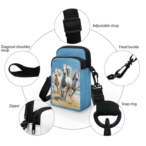 Image of Small Crossbody Purse for Women Kids Shoulder Messenger Bag