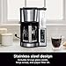 Ninja 12 Cup Programmable Coffee Maker with Classic and Rich Brews, 60 oz. Water Reservoir, and Thermal Flavor Extraction (CE250), Black/Stainless Steel