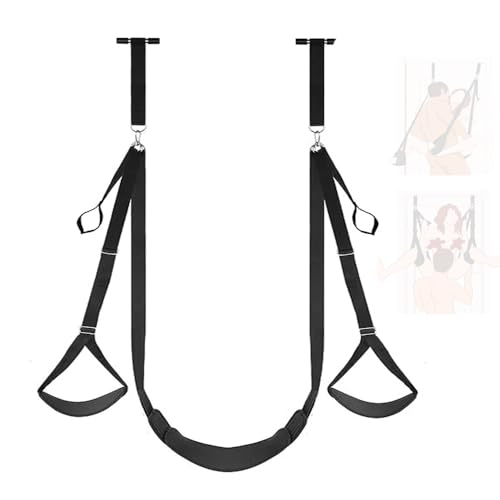 Balançoire de porte suspendue à hauteur réglable, double balançoire de sport de porte suspendue
