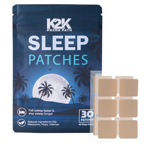 Original Sleep Patches for Adults Extra Strength | Easy-to-Apply Sleep Patch with Melatonin...