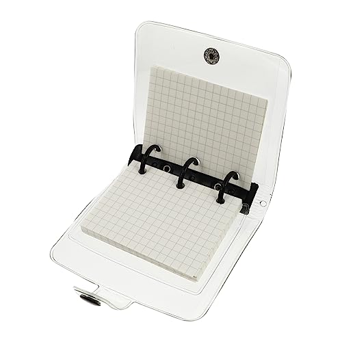 HOODANCOS 2 セット PVCルーズリーフブック 学校のノート スパイラルメモ帳 メ