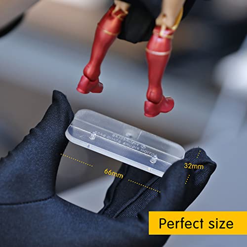 Image of 56PCS 6inch Action Figure Display Peg Stand, Figure Toy Support Base Holder, Compatible with 1 /12 Mavel Legends Series /GiJeo Classified Series /D C /Mo tu Figures, Square