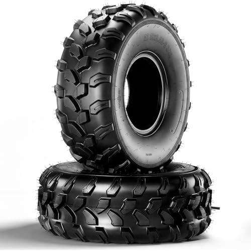 TRIBLE SIX 18x9.50-8 ATV Tires 4PR All-Terrain Tires Tubeless Pack of 2