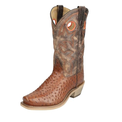 Smoky MTN Mens Santafe Ostrich Boots3