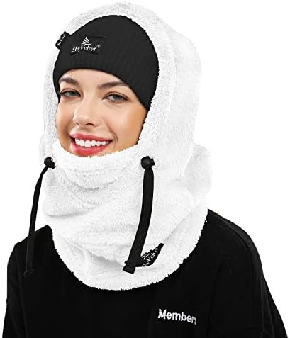 Shy Velvet Thermal Balaclava Unisex Wind-Resistant Ski Mask Fleece Cycling Motorcycle Balaclava Men Face Coverings Women Cold Weather Face Mask Female
