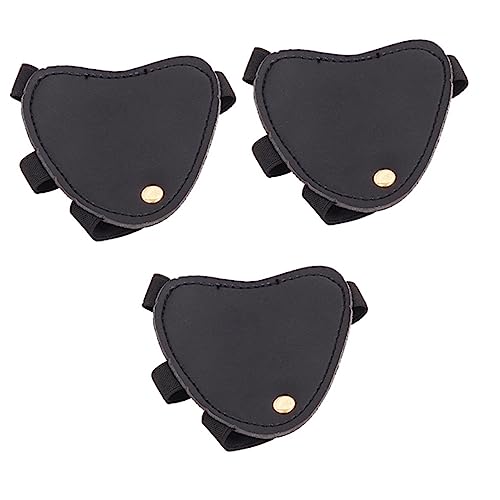 BESPORTBLE 3 Pcs Archery Accessory Sports Protective Cover Elastic Bow Arrow Finger Guard Pad for Archery Protection