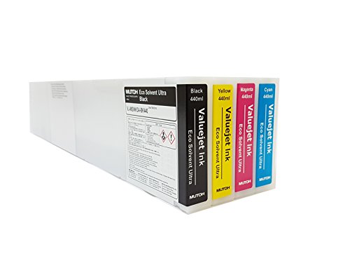 Mutoh Eco-Solvent Ultra Valuejet 440Ml Ink Cartridge - Yellow #TOP1