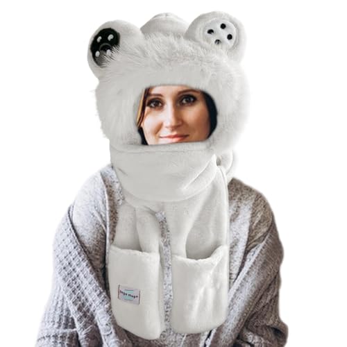 Écharpe d'hiver chaude à capuche pour camping et déplacements au grand air