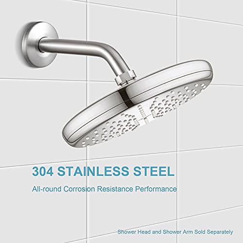 Offo Shower Arm Flange Brushed Nickel 2.5 Inches In Outer Diameter Replacement Shower Head Arm Escutcheon Plate Suitable For Most Brands Shower Head Arms #TOP2