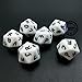 Bescon Alphabet Dice 20 Faces A-T Uppercase, 20 Sides Letter Dice, 3pcs per Set