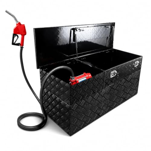 60 gallon aluminum fuel transfer tank toolbox combo 12 GPM pump