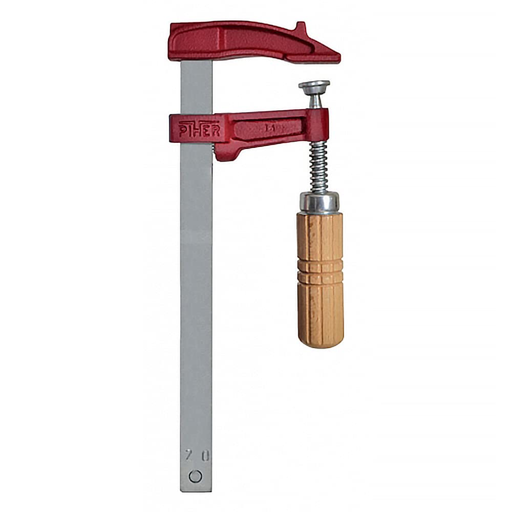 PiherM-25 cm Madera Wooden Handle Non-Slip Brake Clamp Vise
