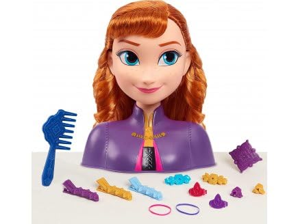 cavernedesjouets Tête a coiffer pour Anna Cheveux Brun Reine des Neige - 14 Pieces - Set Jouets...