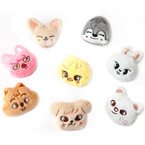 8 PCS Stray-kzoo Pins Badge Set S-kzoo Plush Badge Button Accessories for Stray Fans Bag Clothing Decoration