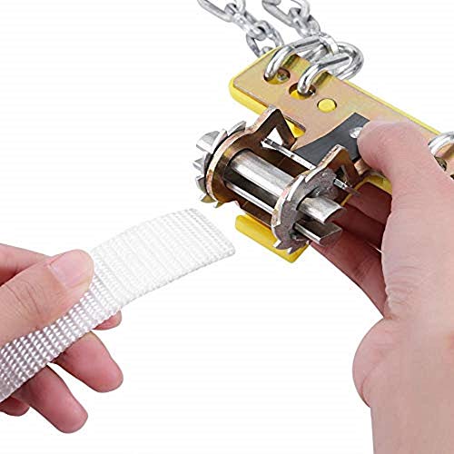 TOTMOX Schneeketten, verstellbare 10 Stück rutschfeste Schneetraktions-Notfall-Auto-Winter-Schnee-Reifenketten, S 165-195 mm