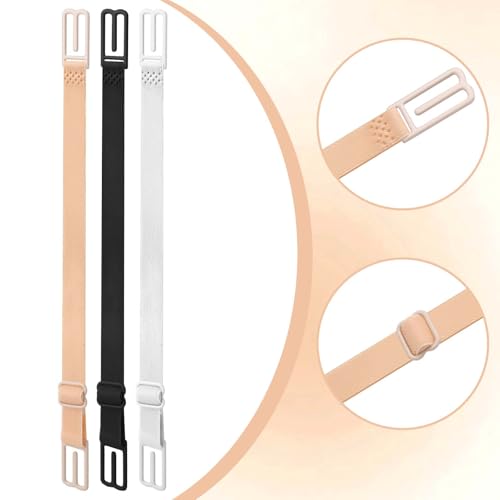 AHQiZFX 6 Stück BH Träger,Rutschfester Verstellbarer BH Clips,Elastischer BH Träger Clip Damen,BH Strap Holder,BH Trägerhalter zum Verrutschen,BH-Zubehör zum Racerback-Träger zu Verdecken