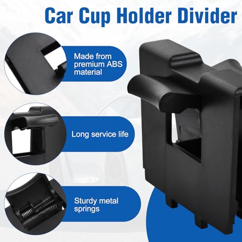 Divisor para portavasos con 2 posavasos antideslizantes para Subaru miniatura 3