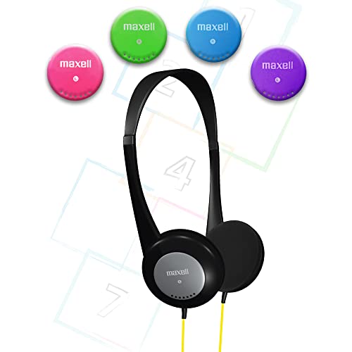 Image of Maxell 195004 Action Kids Headphone with Microphone Black
