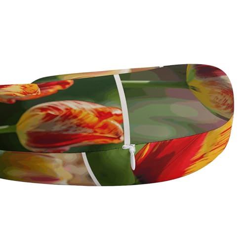 Almohada viscoelástica tamaño único para viaje miniatura 4