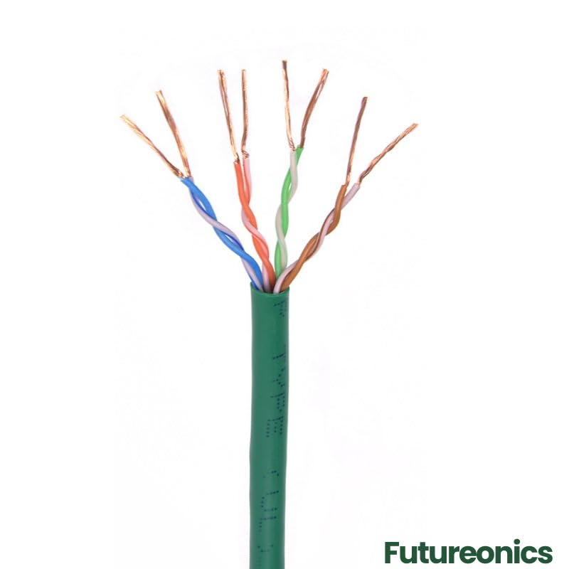 Cable Ethernet Cat 6 Patch Cord Verde 175 FT miniatura 2