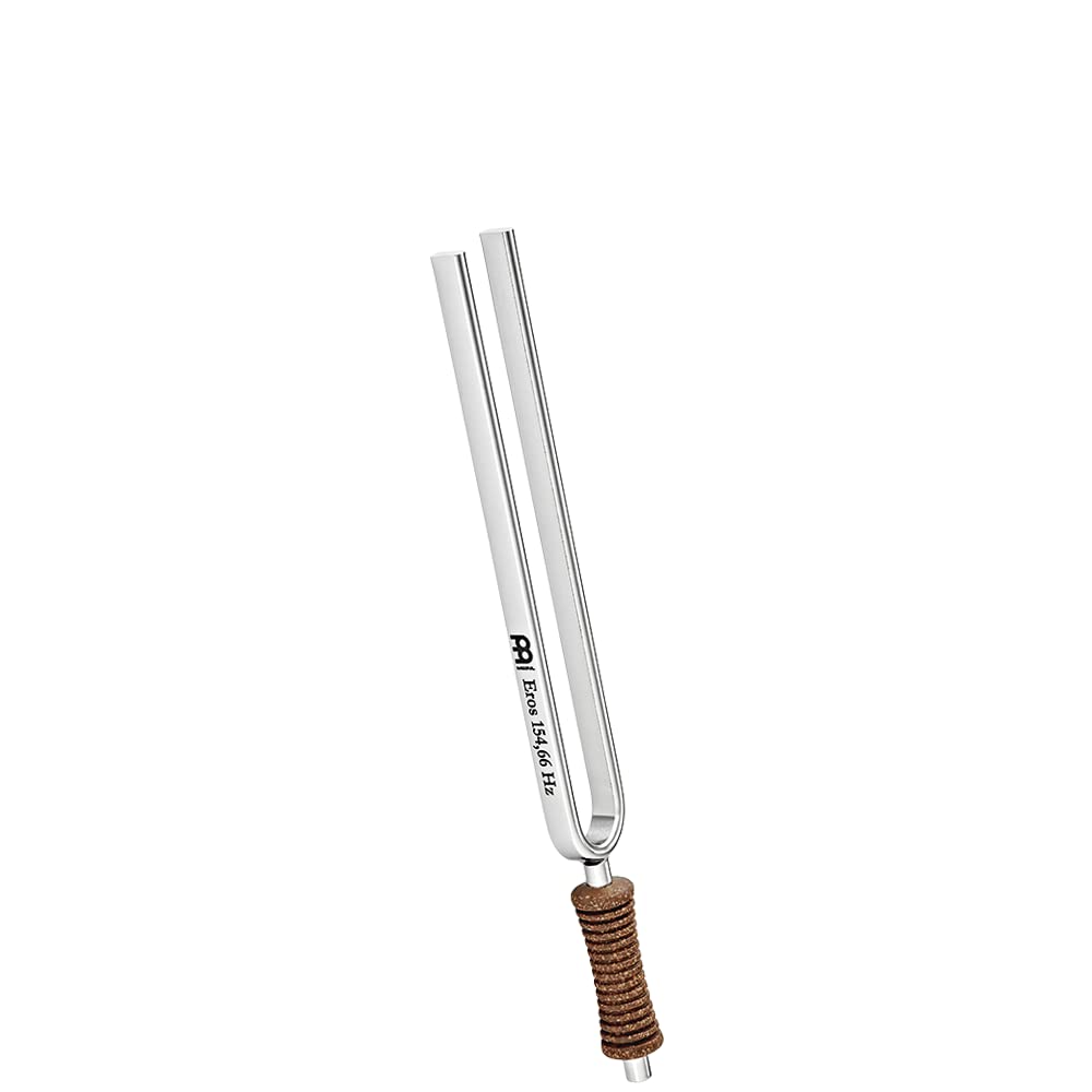 Sonic Energy Planeten Stimmgabel, Eros (TF-ER) | 154,66 Hz, Ton Cis3, 19,6 cm lang, 81 g, in Deutschland gefertigt, inkl. Hülle, vernickelter Stahl, Korkgriff