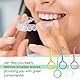 SKHAOVS 30 Stück Aligner Entfernungswerkzeug, Entferner für Unsichtbare Zahnspangen, Aligner Removal Tool Zahnspange Haken Zahnspange Entferner für Unsichtbare Zahnspangen, Mundpflege (5 Colors)