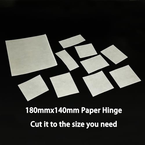 URIMPAVIDO 1PC RC Airplane Paper Hinge Sheet Model Plane Aileron Rudder Tail Wing Connector for RC Plane Helicopter DIY Model Aircraft Fixed Wing Hinge Accessories - Thumbnail 3
