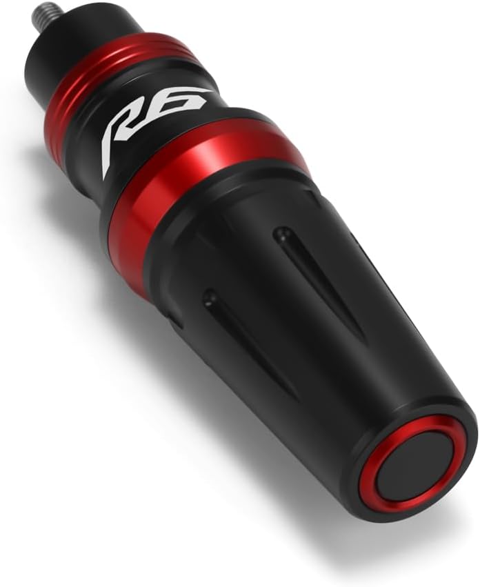 Motorcycle Exhaust Sliders Crash Protector Compatible with Y.amha YZF R6 2006 2007-2017 2018 2019 2020 2021 | Frame Slider Falling Protection YZFR6 YZF-R6 YZF600 Accessories (red)