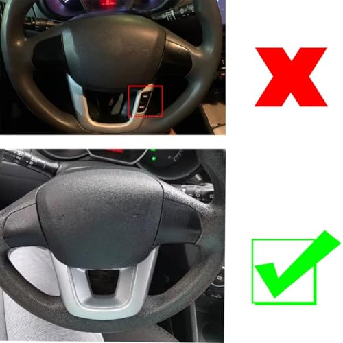 Volante con botón control compatible con Kia Rio 2011-2014 interruptor volumen teléfono audio BT 5