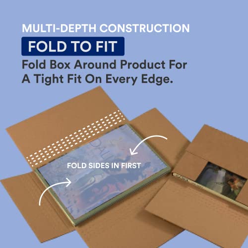 Box Usa Moving Boxes 18"L X 12"W X 2"H Large 50-Pack | Corrugated Cardboard Box For Packing, Moving And Storage 18X12X2 18122 #TOP3