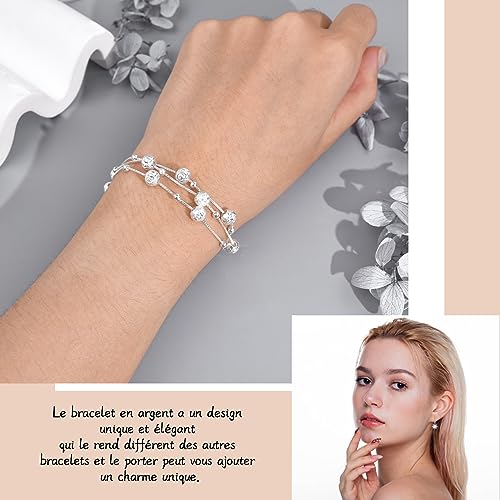 Pulsera De Plata 925 para Mujer 417gZeR4jJL. SL1000