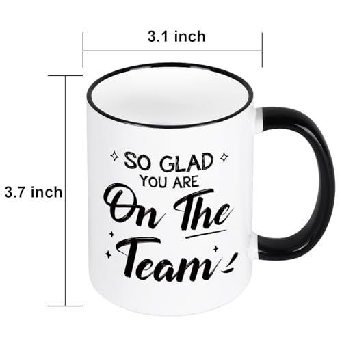 Set de 4 tazas de porcelana para equipo 11 oz miniatura 7