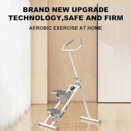 Machine d'escalade 2-en-1 compacte pour s'entraîner efficacement dans son salon