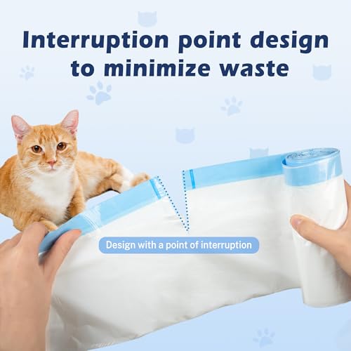 60-Count-Cat-Litter-Box-Liners-Bag-Large-Jumbo-Drawstring-Extra-Durable-Pet-Cat-Pan-Liners-Extra-Thick-Kitty-Leakproof-Design-Cat-Litter-Bags-for-Automatic-Cat-Litter-Box-and-Litter-Robot 60 Count Cat Litter Box Liners Bag Large Jumbo Drawstring Extra Durable Pet Cat Pan Liners Extra Thick Kitty Leakproof Design Cat Litter Bags for Automatic Cat Litter Box and Litter Robot