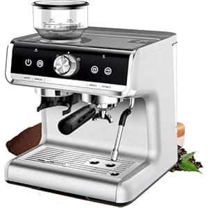 Espressomachine20barespressomakerforcappuccinoandlatteautomaticexpressomachinewithmilkfrothersteamwandandgrindercoffeemakerwith95ozremovablewatertankforhomeoffice Urban Country Home Decor Espresso machine 20 bar espresso maker for cappuccino and latte automatic expresso machine with milk frother steam wand and grinder coffee maker with 95oz removable water tank for home office urban country home decor