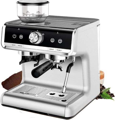 Espressomachine20barespressomakerforcappuccinoandlatteautomaticexpressomachinewithmilkfrothersteamwandandgrindercoffeemakerwith95ozremovablewatertankforhomeoffice Urban Country Home Decor Espresso machine 20 bar espresso maker for cappuccino and latte automatic expresso machine with milk frother steam wand and grinder coffee maker with 95oz removable water tank for home office urban country home decor