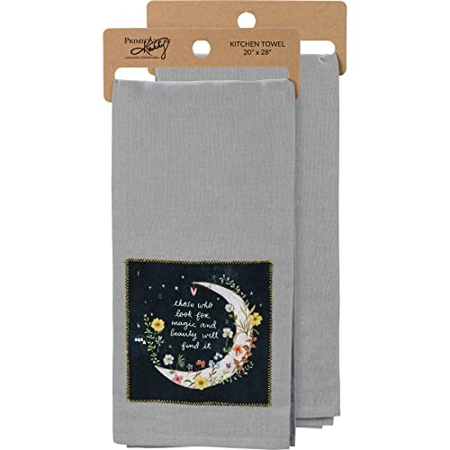 Serviette de cuisine coton absorbante style vintage Primitives by Kathy