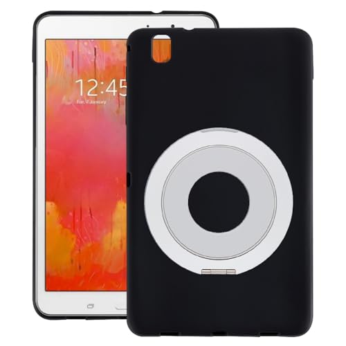 Funda para Samsung Galaxy Tab Pro 8.4 con soporte de mesa para escritorio en color negro y plata
