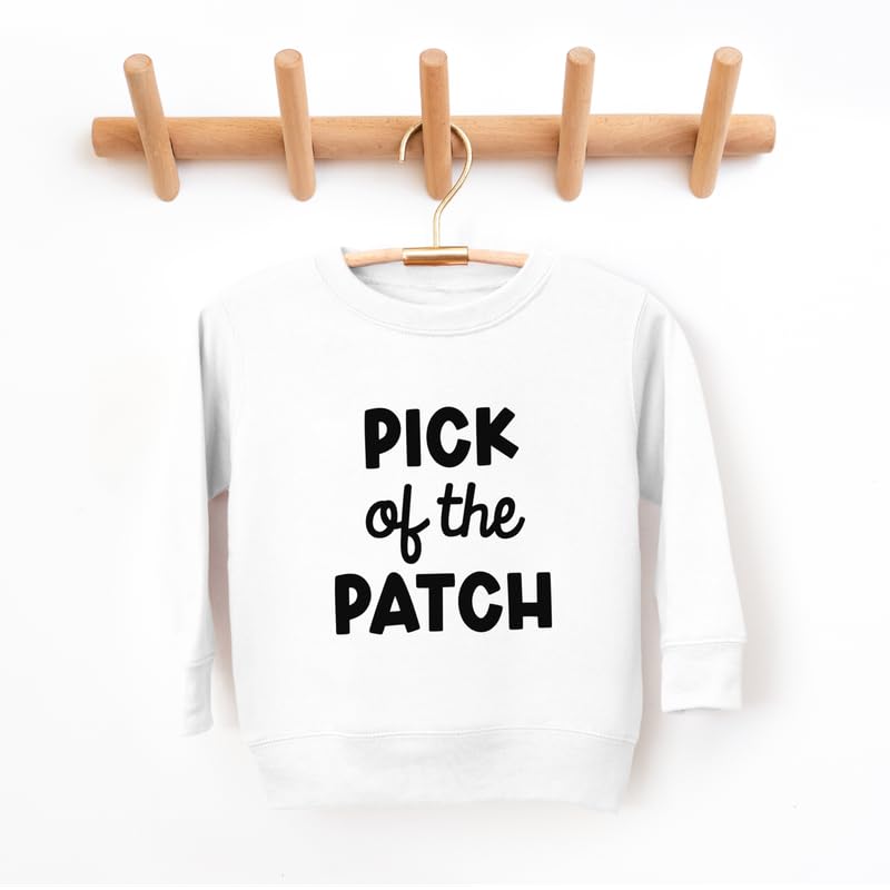 Bump and Beyond Designs Boys and Girls Halloween Sweatshirt for Toddlers and Kids, Pick of The Patch3