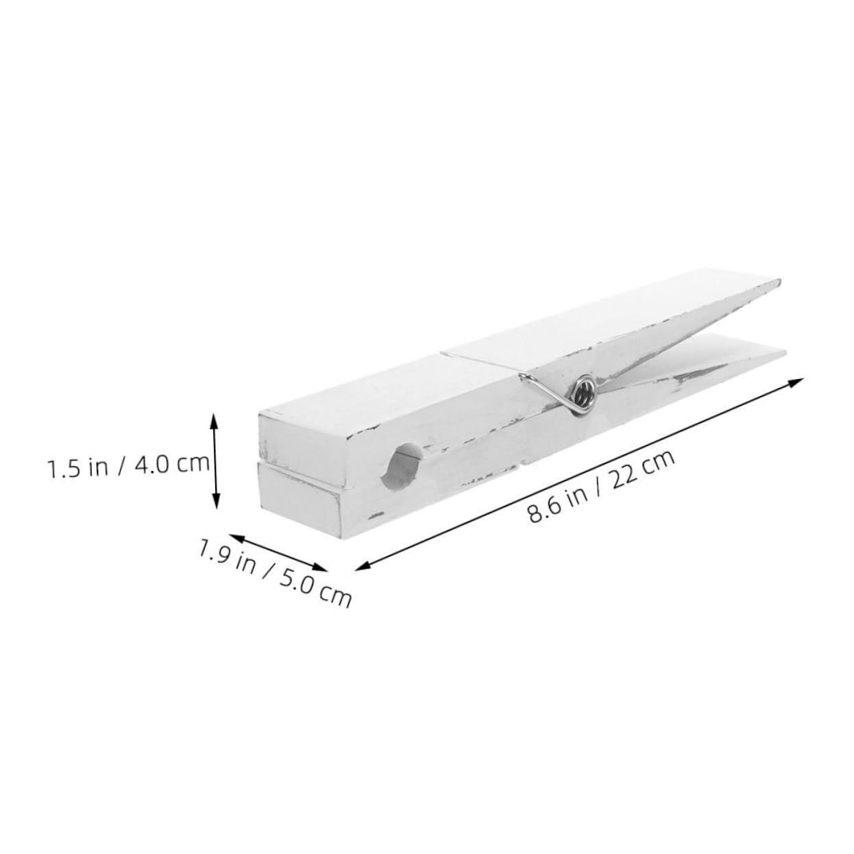 Amosfun 5 Pezzi Di Mollette Giganti in Legno Per Asciugamani Resistenti Grandi Per Cucina E Bagno