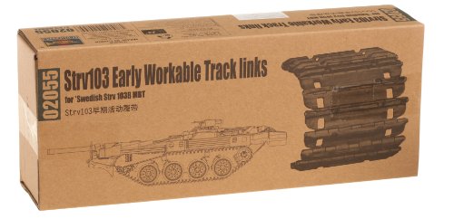 Modèle kit strv103 Early workable track gauche maquette char Trumpeter 2055