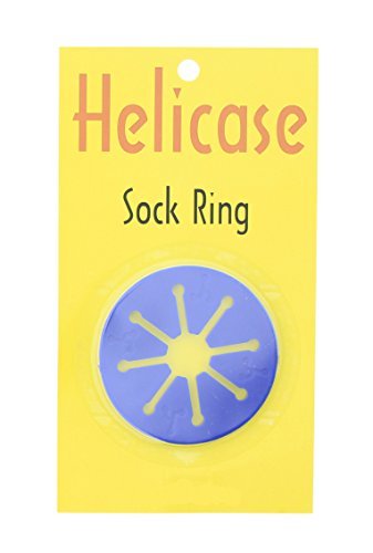 Thorlos Unisex Walking Moderate Cushion Crew Socks 3 Pair Pack, Navy, Large, With Helicase Sock Rings #TOP1