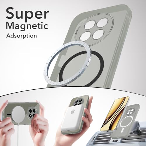 Image of Jkobi Lifetime Anti-Yellow MagSafe Compatible Clear Back Cover Case for Realme Narzo N65 5G (Sleek Hard Crystal | Shockproof and Camera Protection)