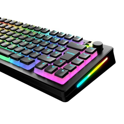Capuchons Pudding Glorious Gaming PBT QWERTZ Noir
