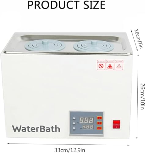 Bain d'eau chauffé numérique pour éliminer les variations de température