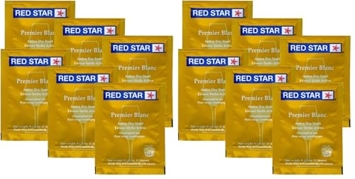 WINE YEAST 12 PACK RED STAR Premier Blanc Fermentis Champagne Yeast