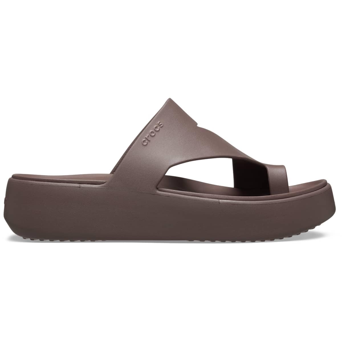 Crocs Getaway Platform Toe Loop, Sandali Donna, Truffle, 36/37 EU