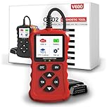 OBD2 Scanner Code Reader Dispositif de Diagnostic Automatique, Lecteur Automatique de Code d'erreur pour Tous Les véhicules OBD II/EOBD Outil de Diagnostic avec Lecture de mémoire d'erreur, Rouge